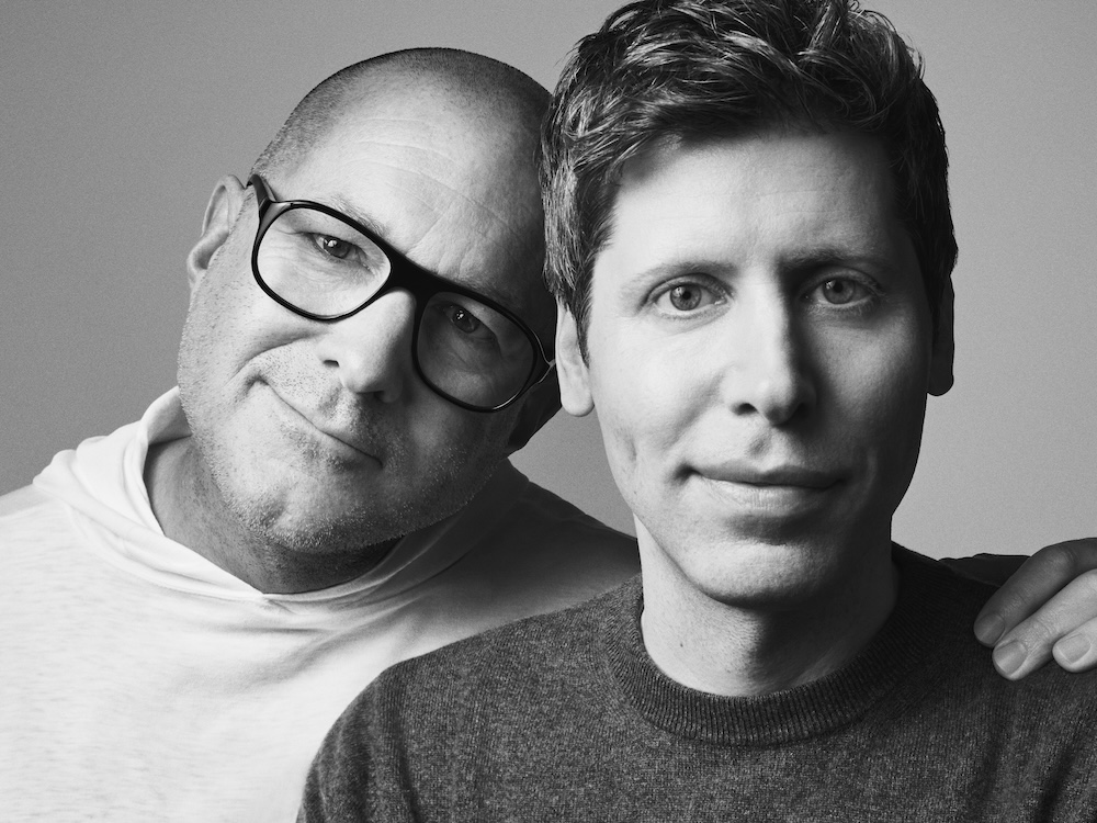 OpenAI CEO Sam Altman (right) and former Apple chief designer Jony Ive (left) [Source: OpenAI Website]