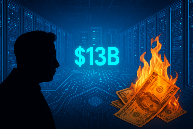 xAI’s $13B Burn Rate Sparks Concerns as Musk Seeks $9.3B Funding