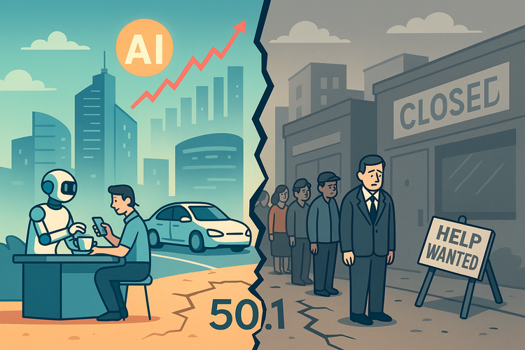 Why the "AI-Blinded Market" Might Be Missing the Slow-Motion Economic Crash